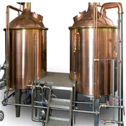 Мідні 2 судна Craft Beer Brewhouse System